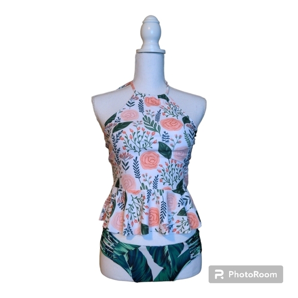3 PIECE Mix & Match Swim  ~ Tropical SWIM TANKINI BIKINI Pendulum Top - Picture 2 of 14